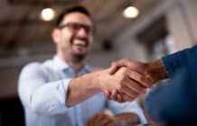 welkom, hand, handschudden, meeting, nieuw